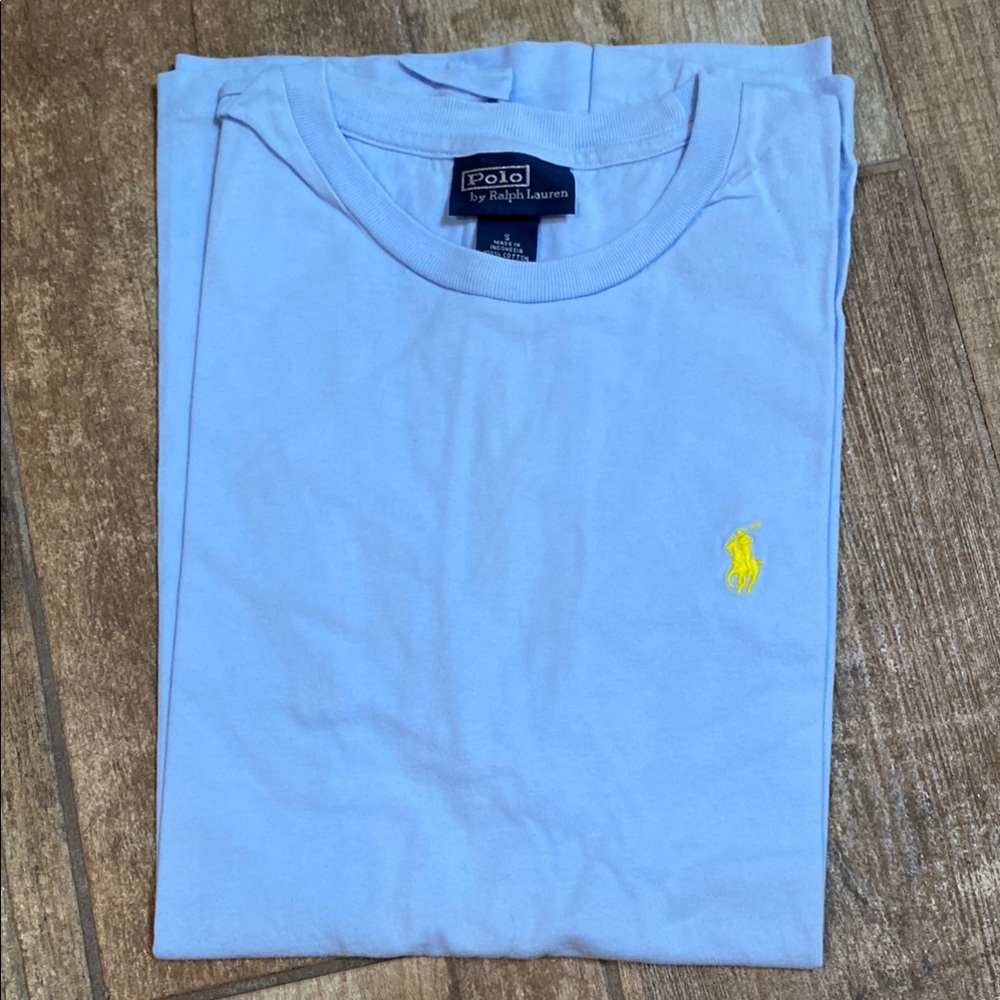 Polo by Ralph Lauren Men's Blue T-Shirt